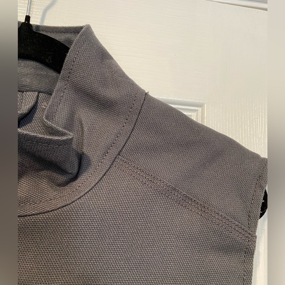 NWT Brahma Men’s Insulated Canvas Work Vest Size S Gray Full Zip Pockets Thermal - Picture 4 of 8